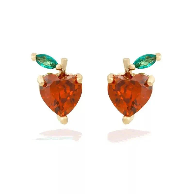 Maliben | Dainty Fruit Hoop & Stud Earrings