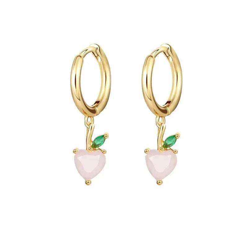 Maliben | Dainty Fruit Hoop & Stud Earrings