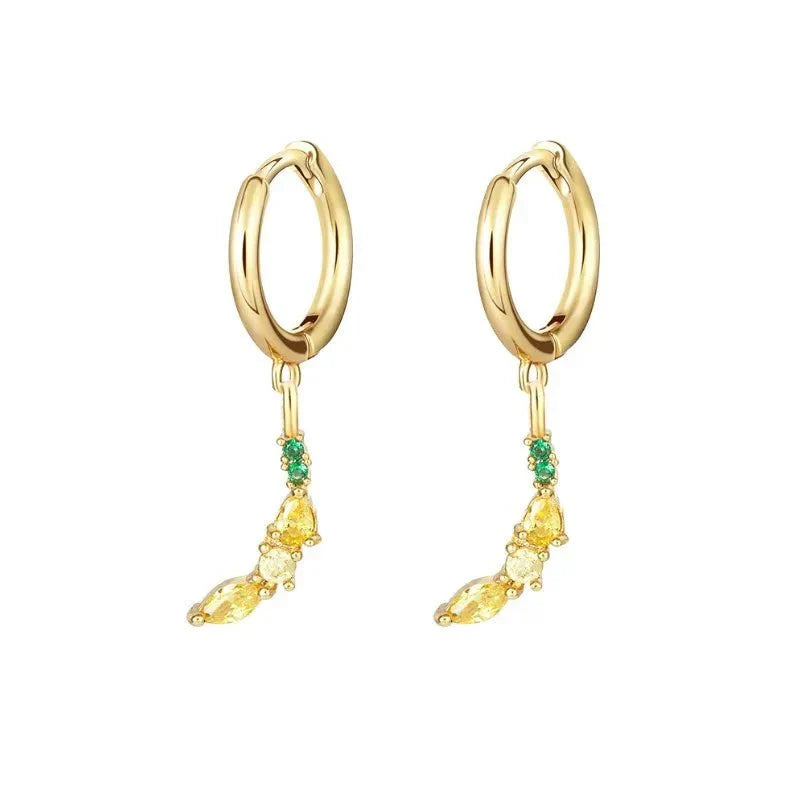 Maliben | Dainty Fruit Hoop & Stud Earrings
