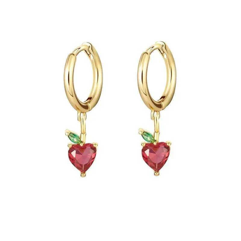 Maliben | Dainty Fruit Hoop & Stud Earrings