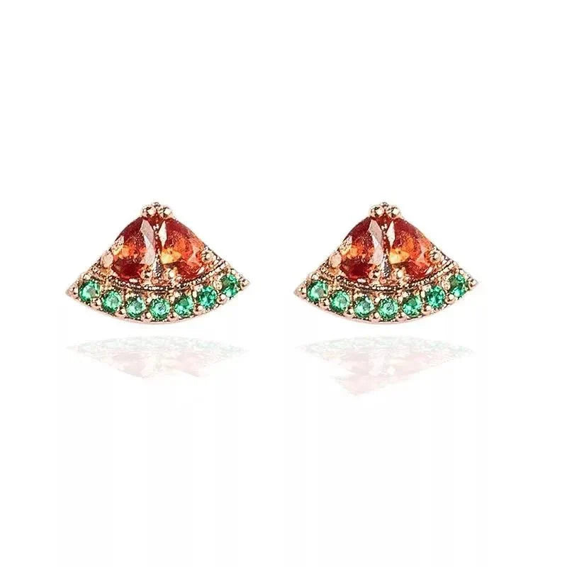 Maliben | Dainty Fruit Hoop & Stud Earrings