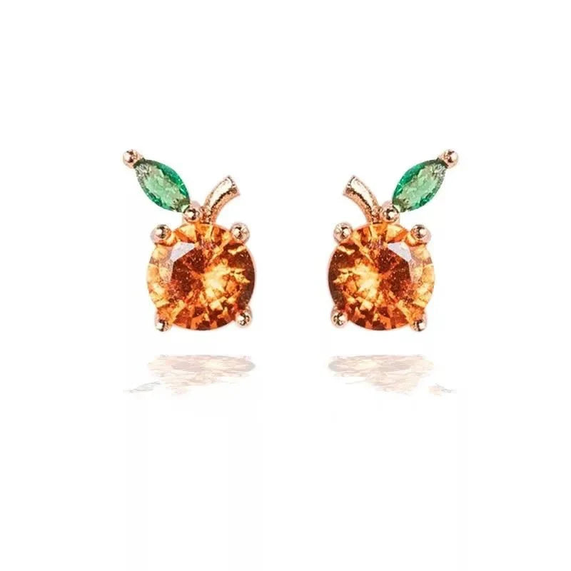 Maliben | Dainty Fruit Hoop & Stud Earrings