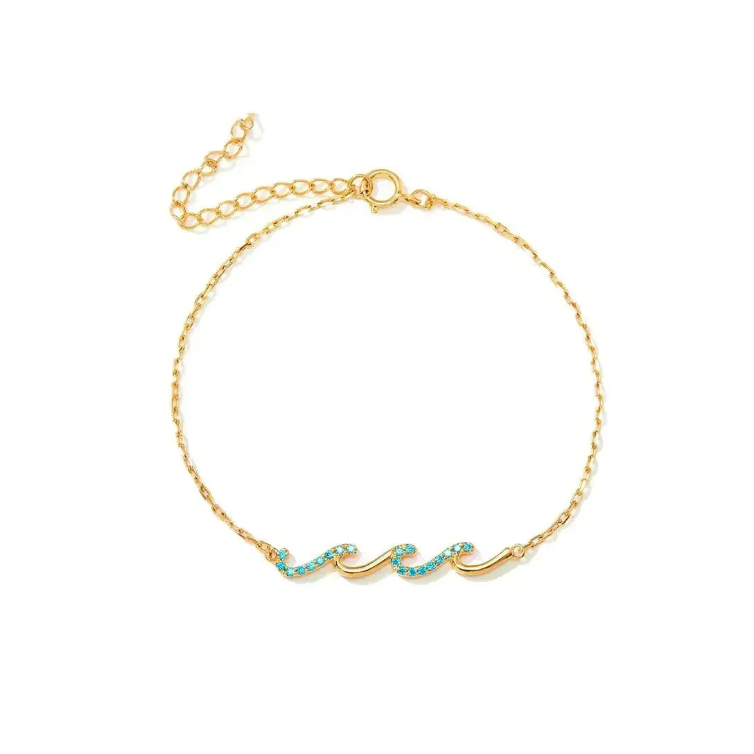 Maliben | Dainty Wave Bracelet