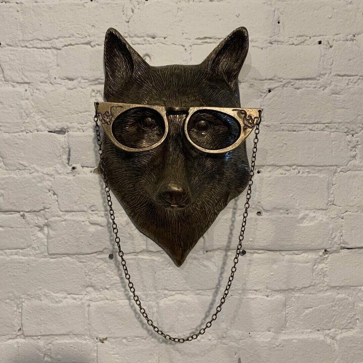 Maliben | Artbeest Animal Head Wall Decor – Hand-Painted Playful Figures Made Of Resin