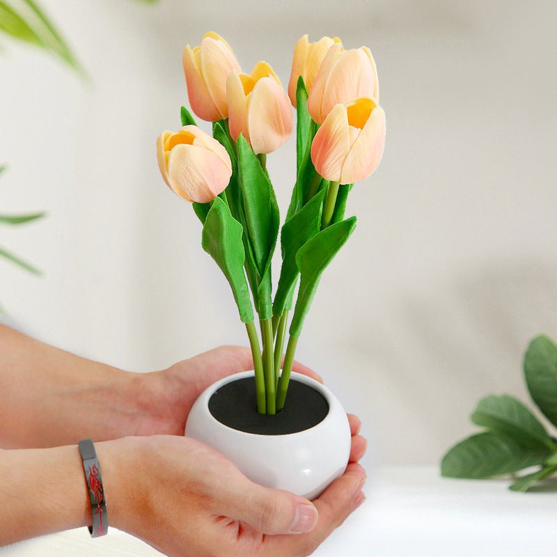 Maliben | Decorative Led Tulip Table Lamp – Florima