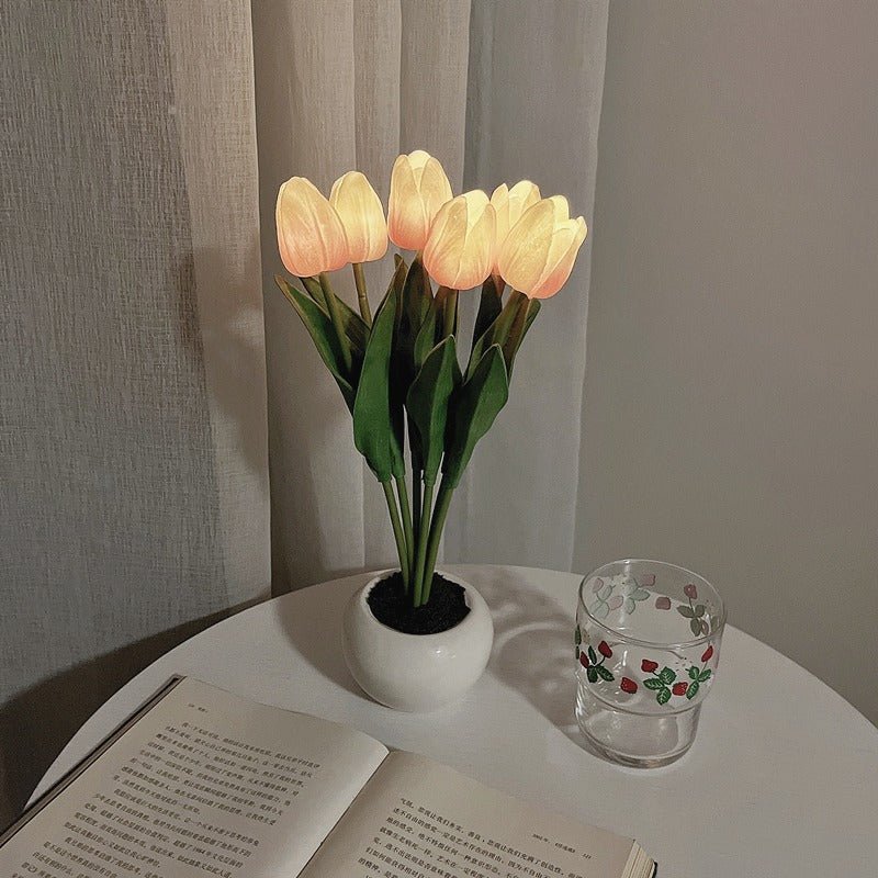Maliben | Decorative Led Tulip Table Lamp – Florima