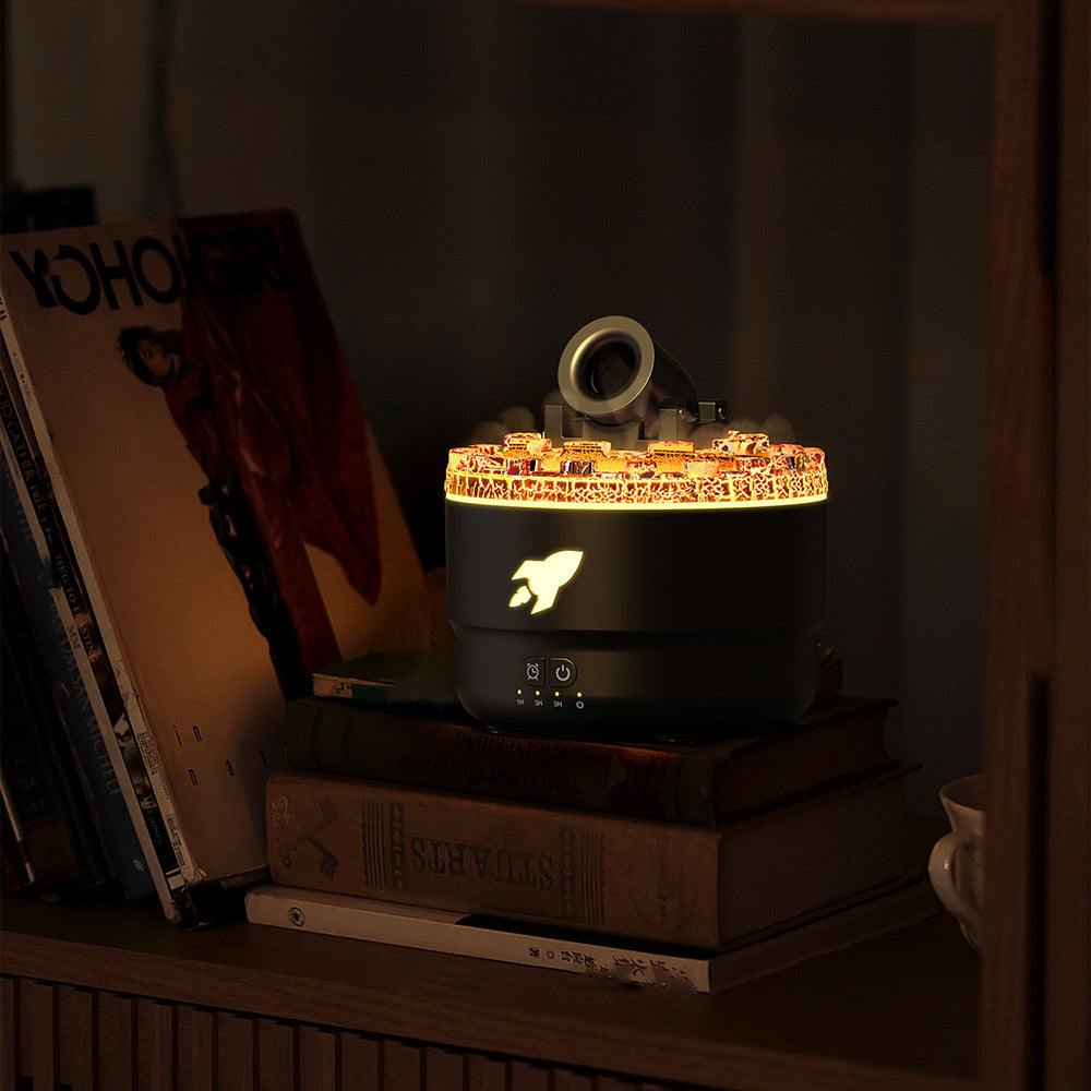 Maliben | Aroma Diffuser And Humidifier With Night Light - Lavaglow