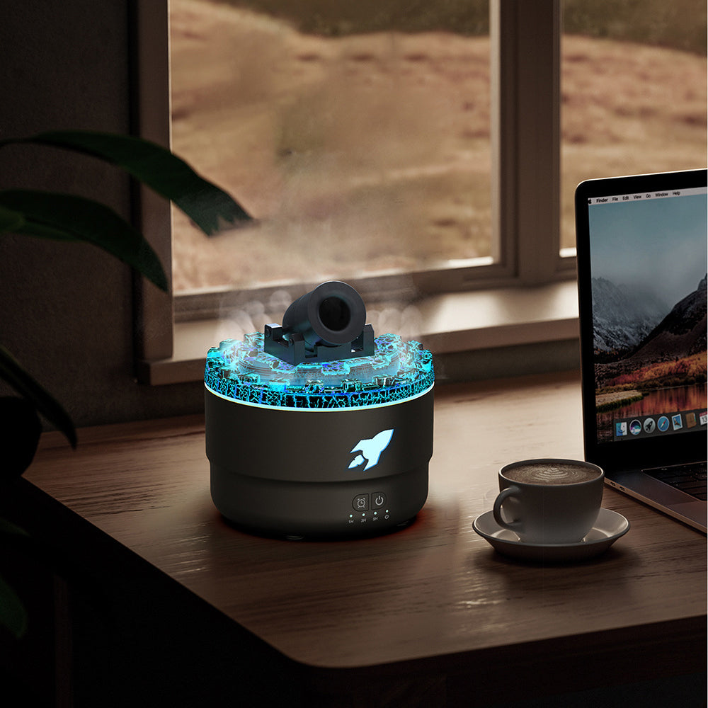 Maliben | Aroma Diffuser And Humidifier With Night Light - Lavaglow
