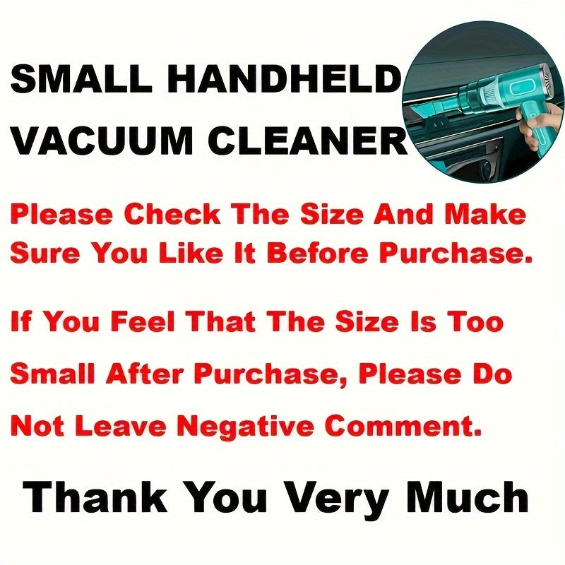 Maliben | Powerclean - Portable Usb Rechargeable Vacuum Cleaner For Car And Home
