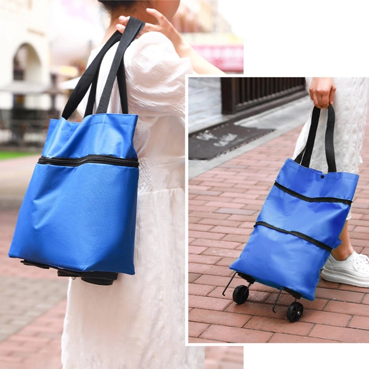 Maliben | Shopease Bag - Rolling Bag - ExpAndable - Easy Shopping - Comfortable and Practical