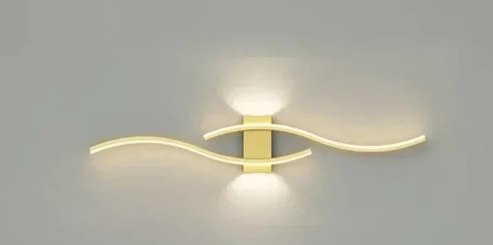 Maliben | Lumivora Wave Led Wall Light | Modern Wave Design | Energy Saving & Stylish | 60×15 Cm | Warm, Glare-Free Light