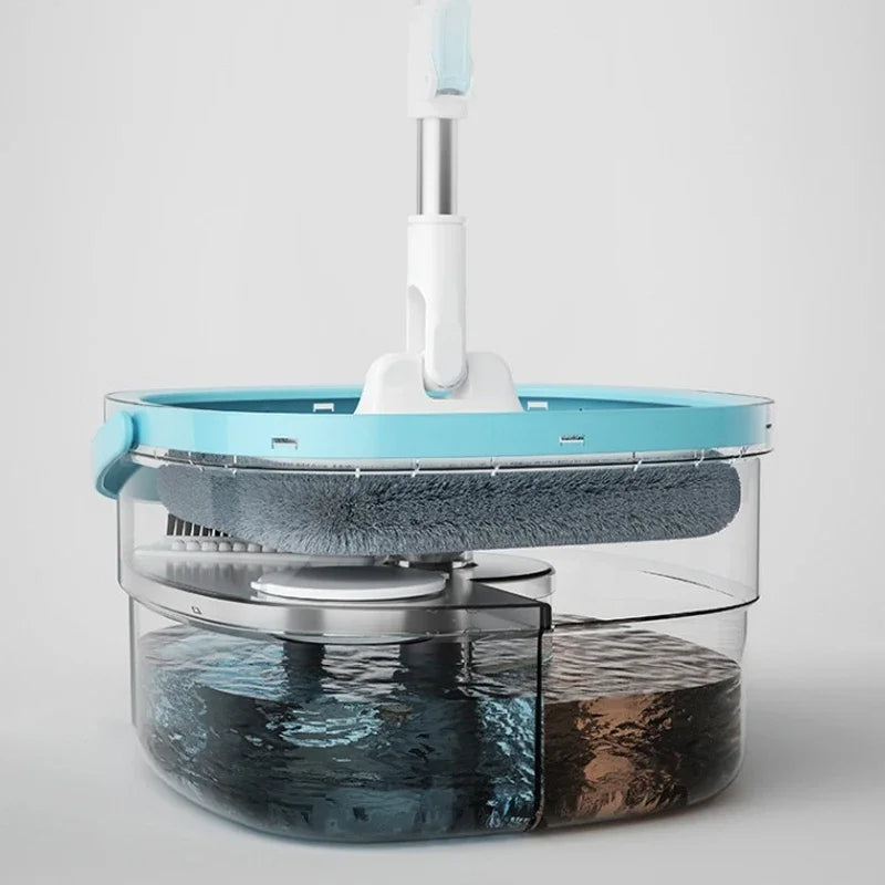 Maliben | Spinning Mop And Bucket Set - Handsfree Wring Out Your Mop!