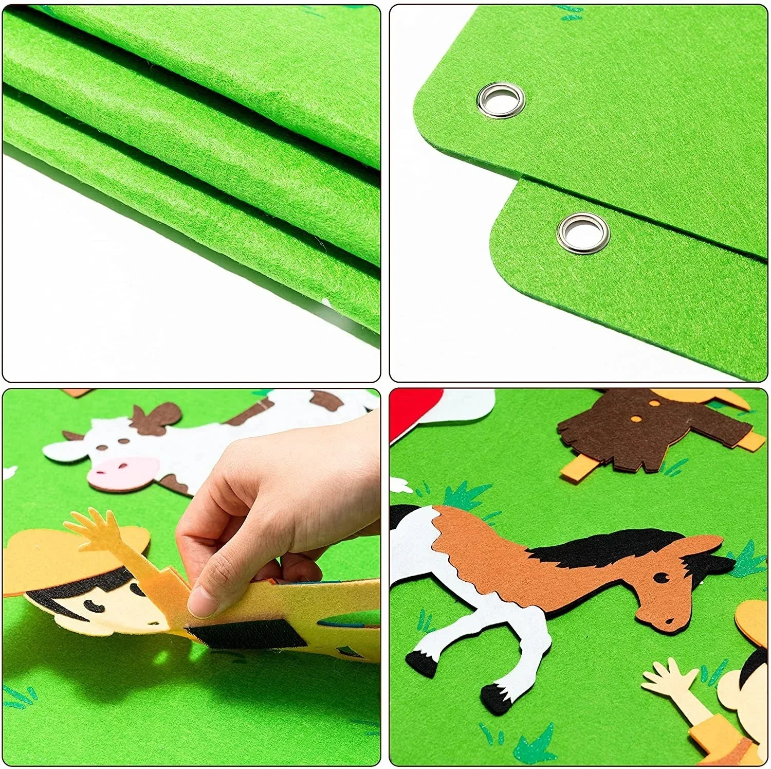 Maliben | Animal Felt Board - Endless Educational Play Fun