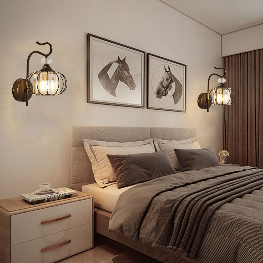 Maliben | Industrial Iron Artistic Led Wall Lamp