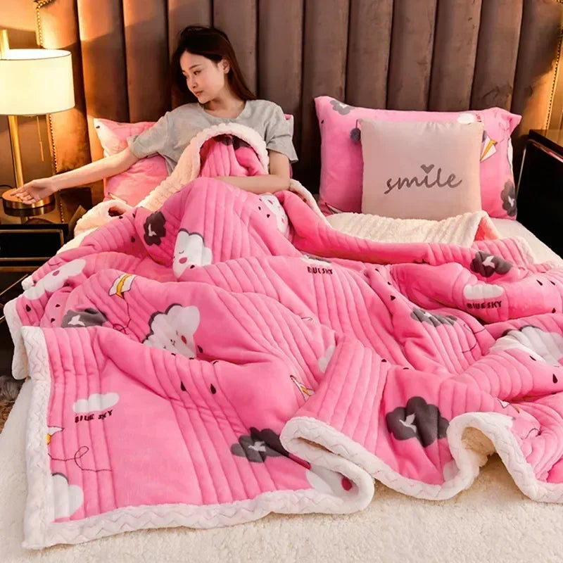 Maliben Fluffy Winter Blanket