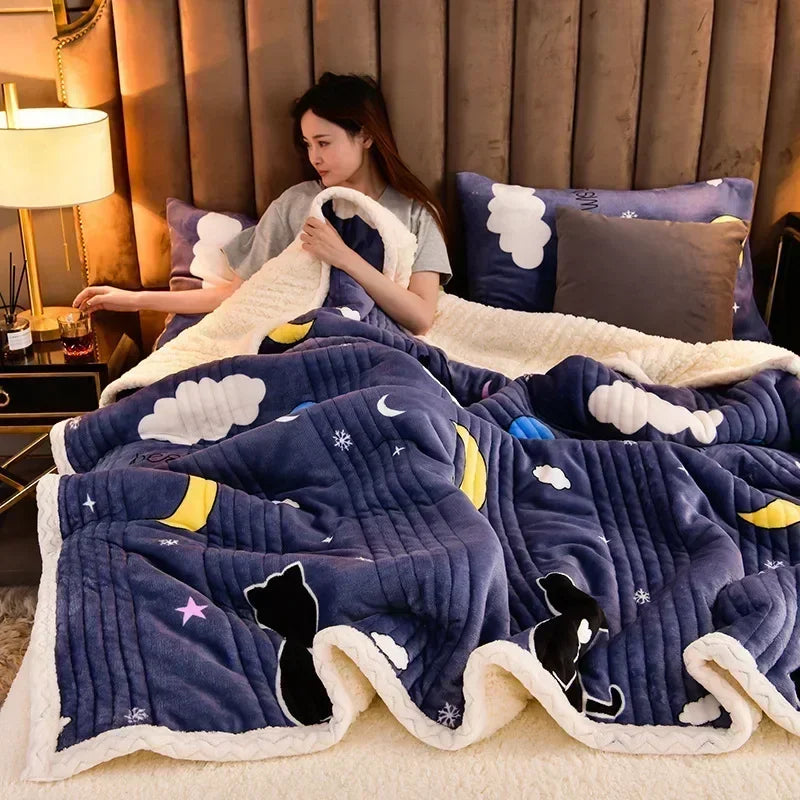 Maliben Fluffy Winter Blanket