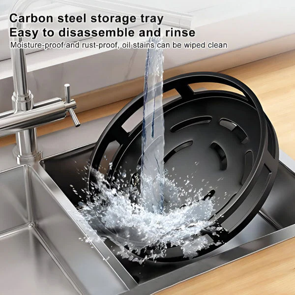 Maliben | 3 Tier Swivel Metal Organizer