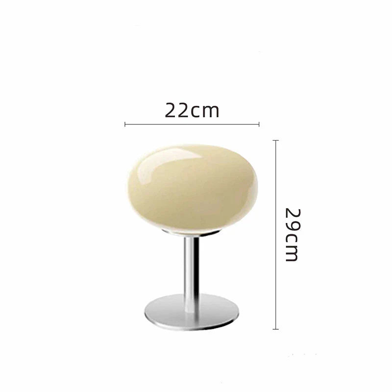 Maliben | Designer Glass Table Lamp - Ambient Led Lamp For Bedroom And Study