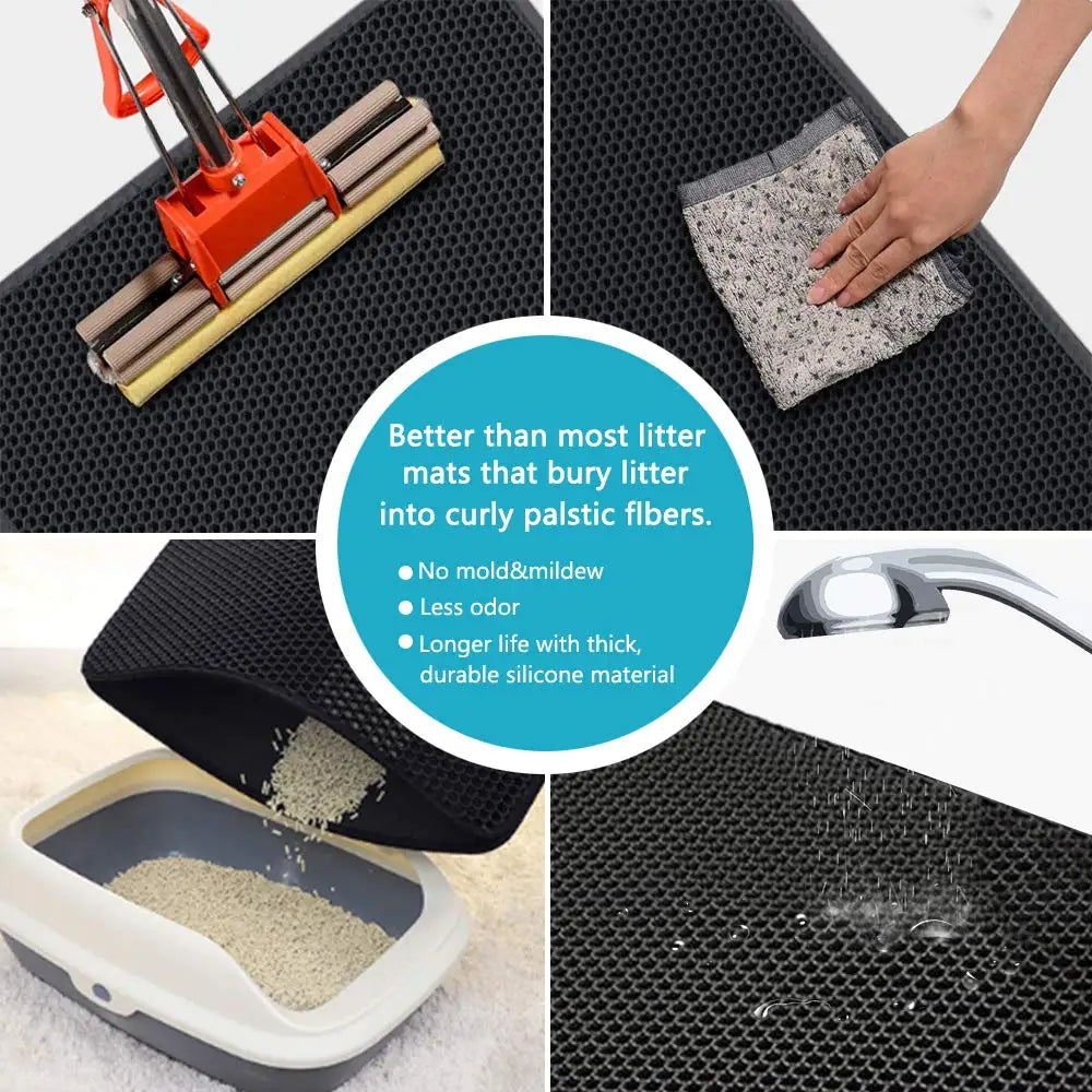 Maliben | Waterproof Double Layer Cat Litter Mat