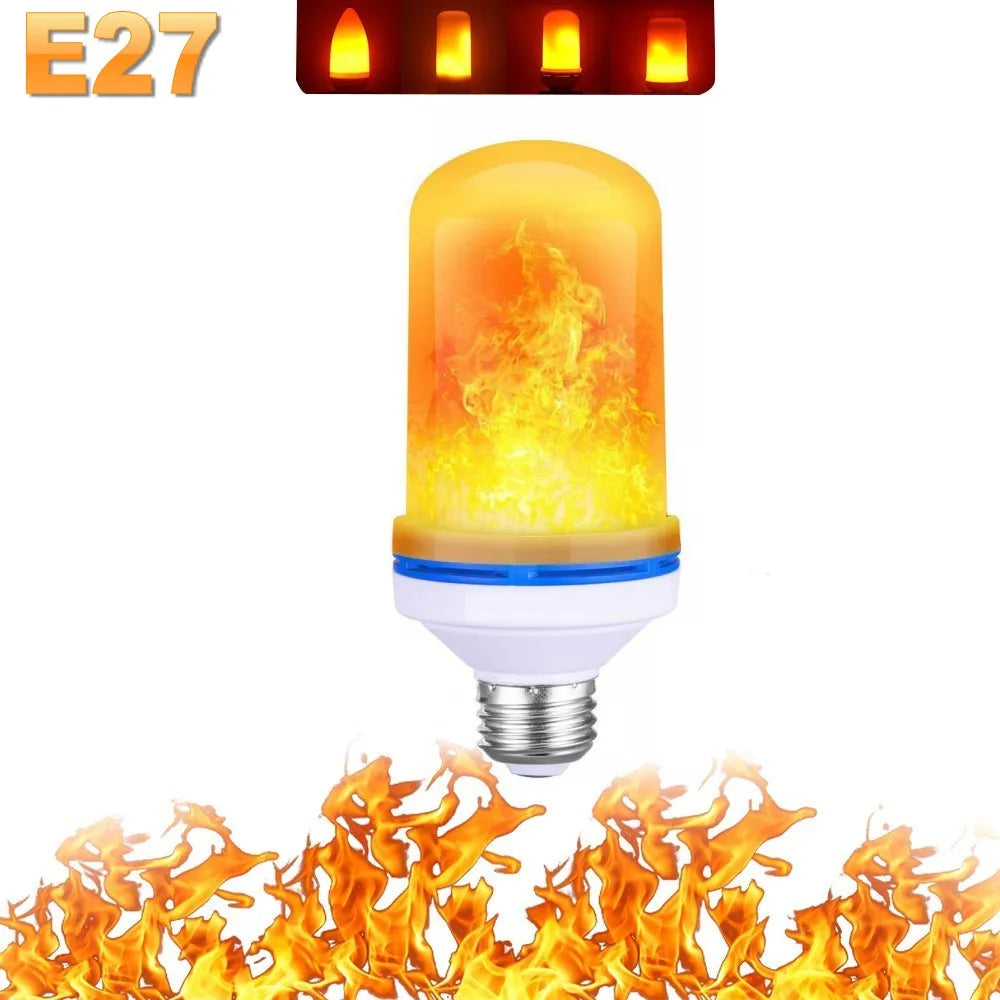 Maliben | Led Flame Light Party Lamp - 4 Modes Simulation Fire