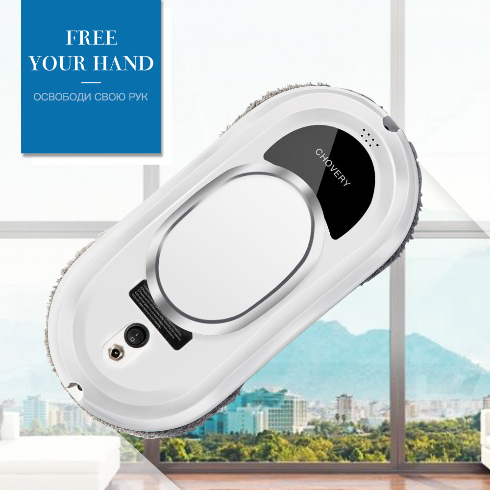Maliben | Smart Robot Window Cleaner With Remote Control – Automatic Vacuuming And Cleaning Function