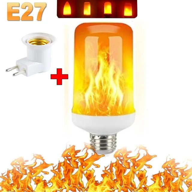 Maliben | Led Flame Light Party Lamp - 4 Modes Simulation Fire