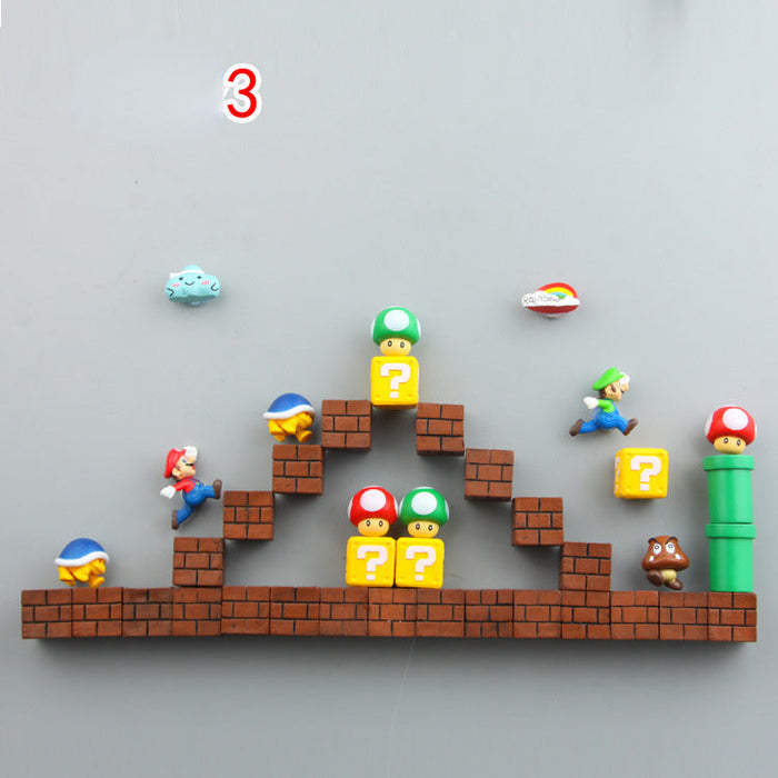 Maliben MarioMagnet Fridge Magnets — Super Mario Kitchen Decor