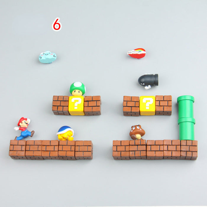 Maliben MarioMagnet Fridge Magnets — Super Mario Kitchen Decor