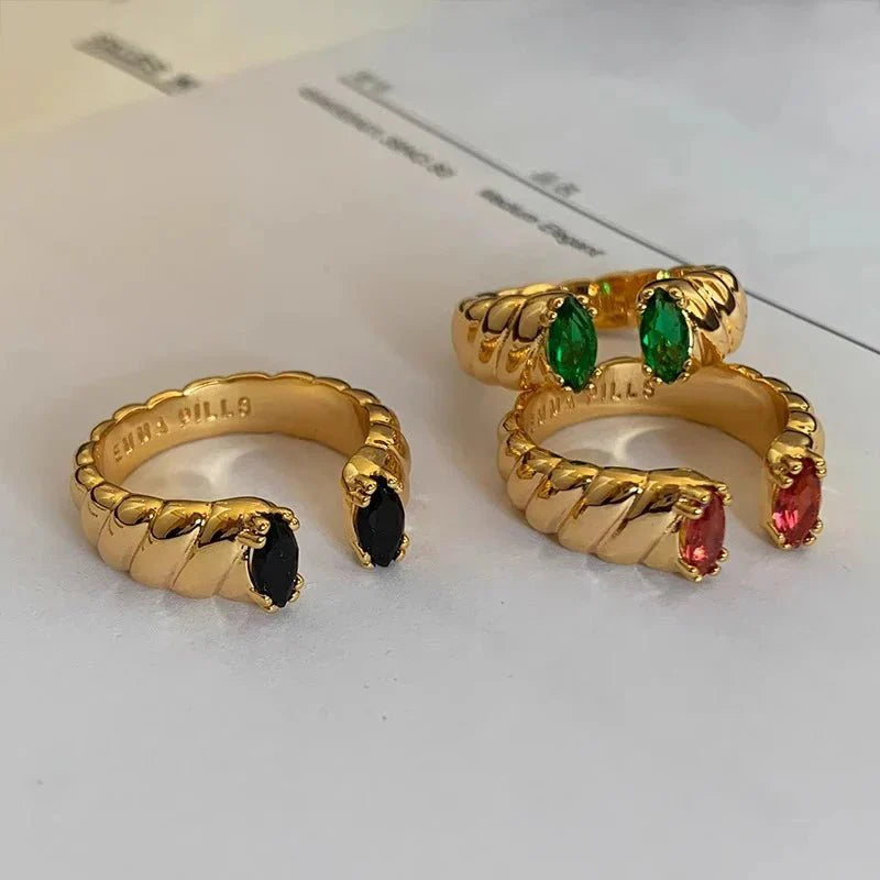 Maliben | Dual Diamond Wrapped Rings