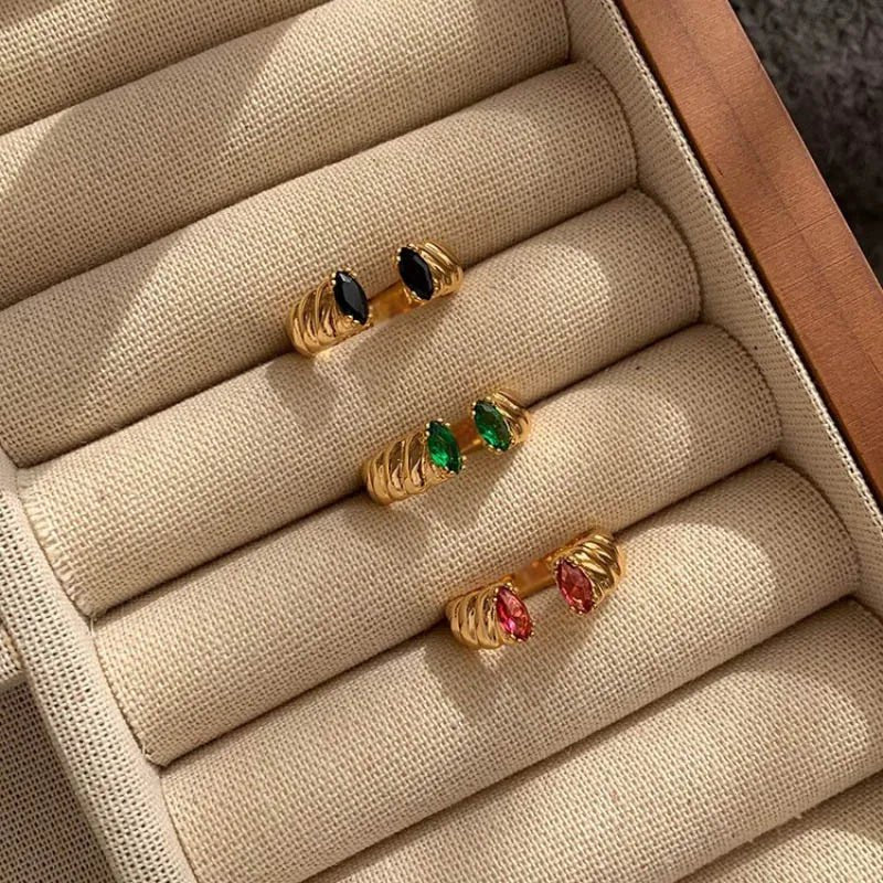 Maliben | Dual Diamond Wrapped Rings