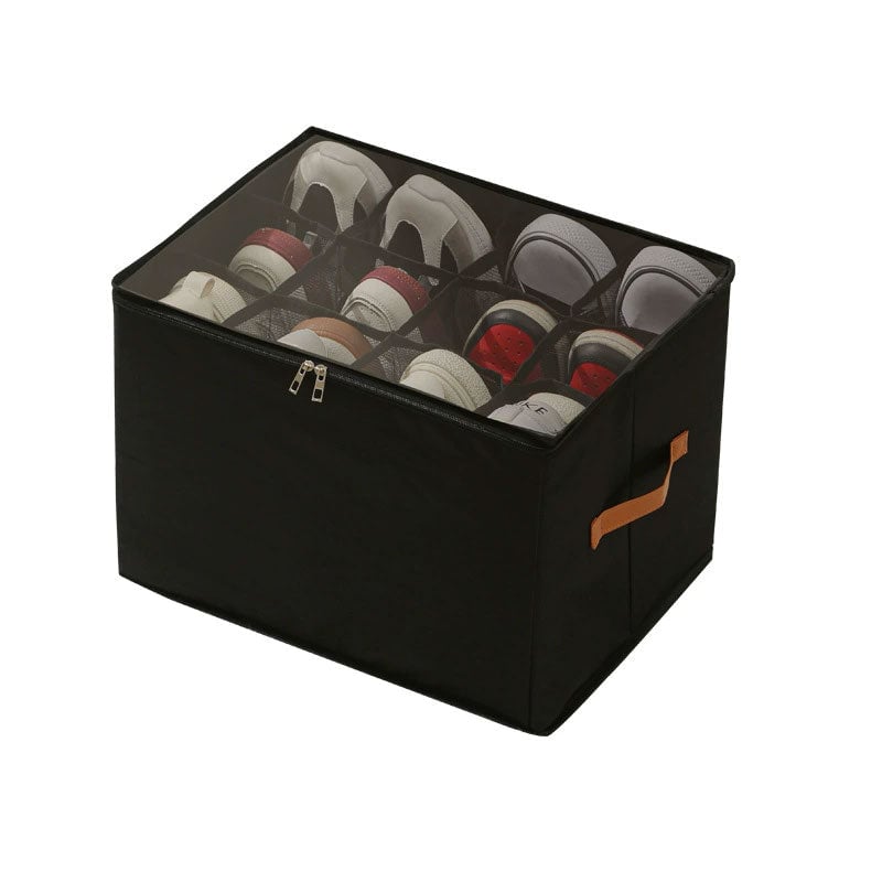 Maliben | Collapsible Shoe Organizer Box With Transparent Lid