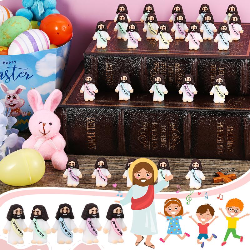 Maliben | Mini Jesus Figurines With Jesus Love You Slogan