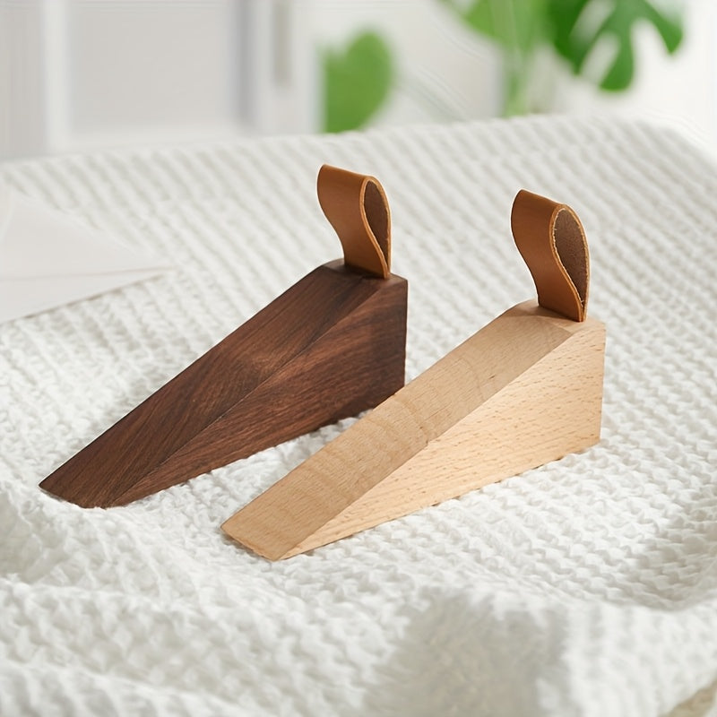 Maliben | Nordgrip Wooden Doorstop – Scandinavian Design With Non-Slip Base
