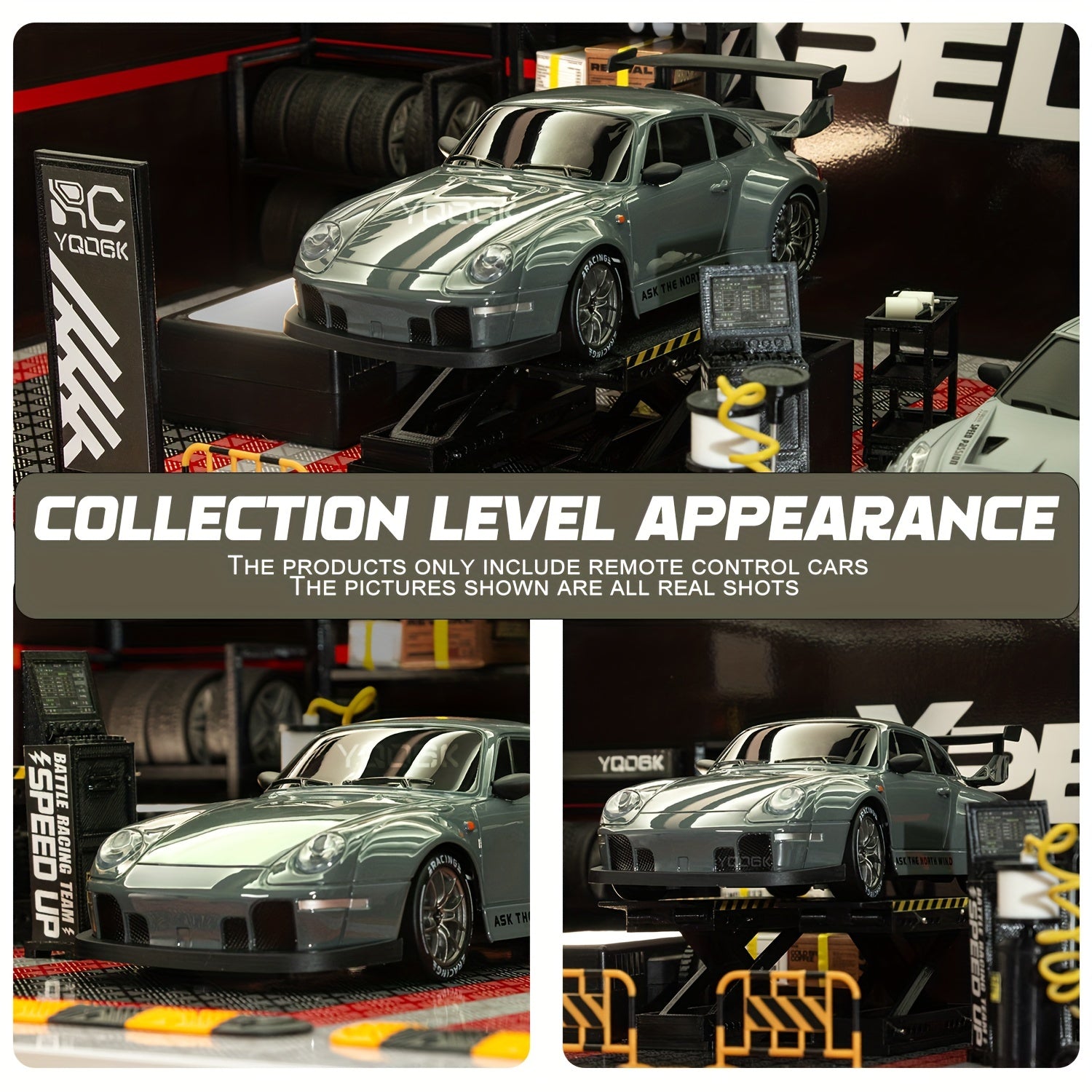 Maliben | Ultimate 1:24 Rc Drift Car With Led Wheels – Rechargeable 4wd Racing Toy