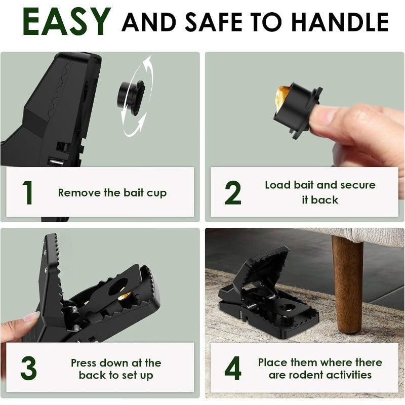 Maliben | Heavy-Duty Double Bite Rat Trap