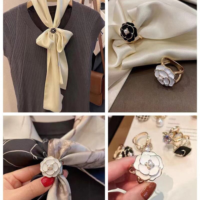 Maliben | Flowerstrong - Camellia Scarf Buckle