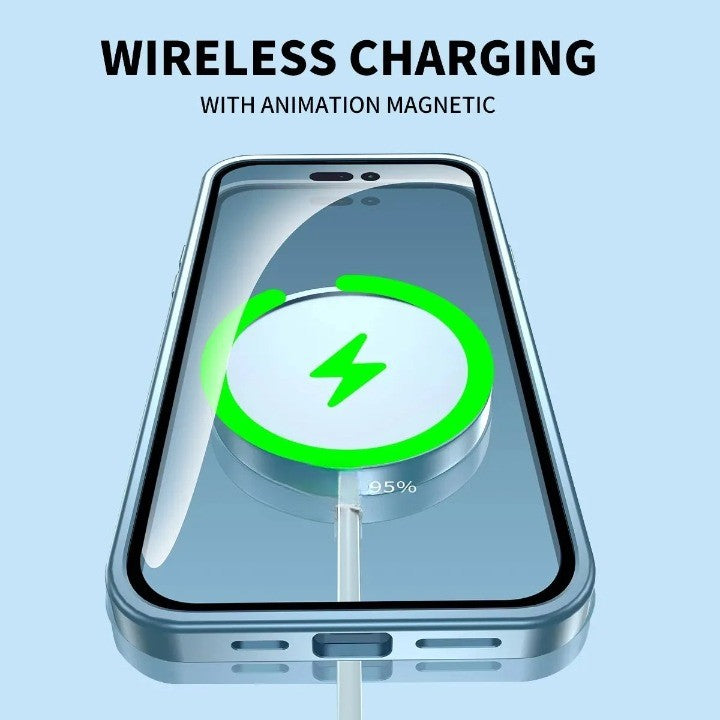 Maliben | Magsafe Aluminum Frame Metal Bumper Iphone Case