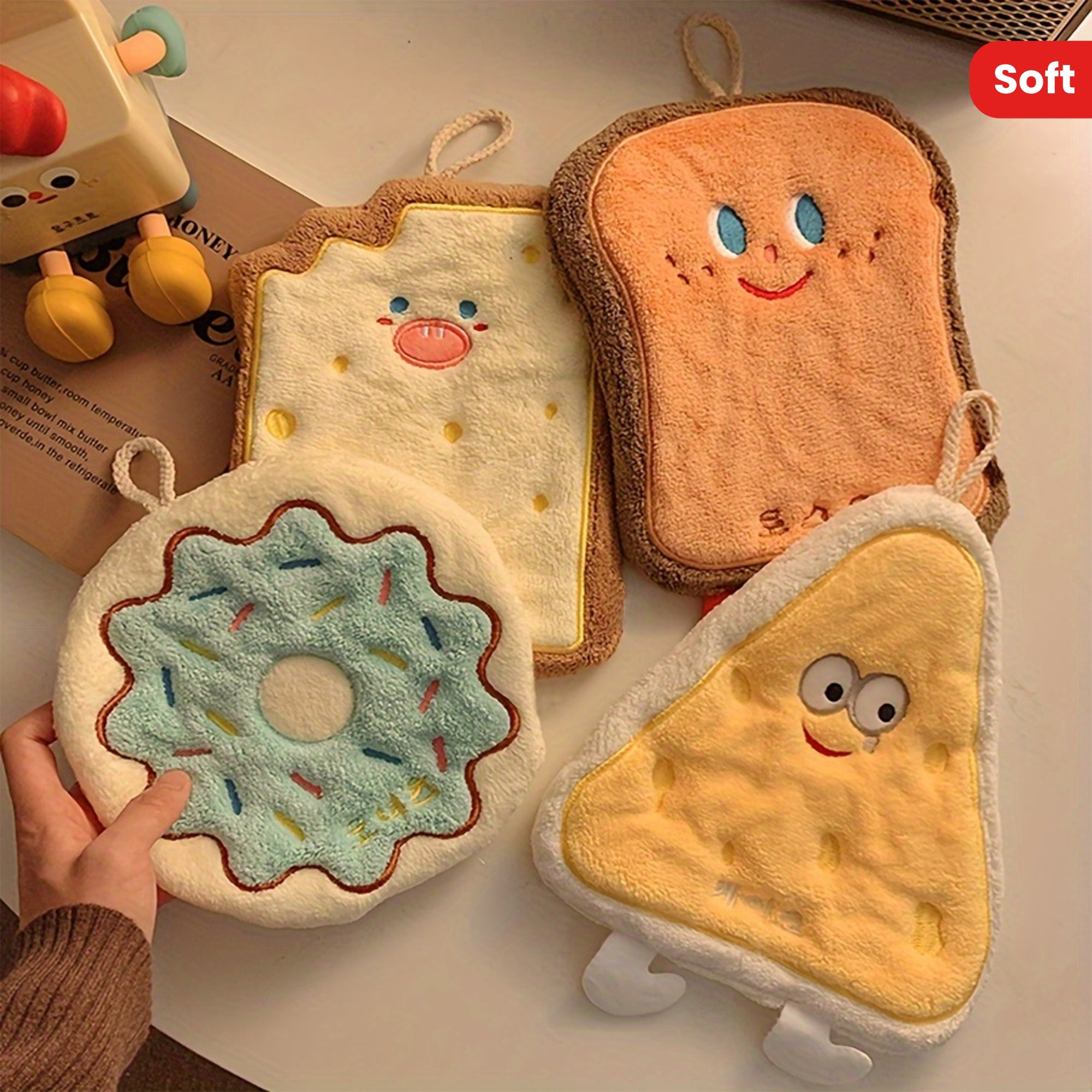 Maliben | Speelsoft 4-Pack Coral Fleece Towels – Absorbent & Quick-Drying