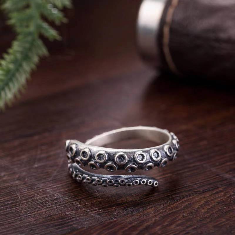 Maliben | Women’S Vintage Cat Ring | Adjustable Animal Knuckle Band | Zinc Alloy Fashion Jewelry For Daily & Party Wear