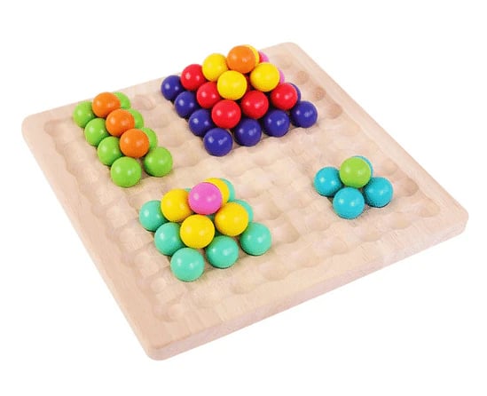 Maliben | Wooden Board Bead Game