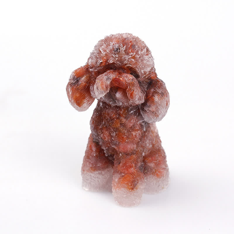 Maliben | Natural Crystal Poodle Gemstone Decoration