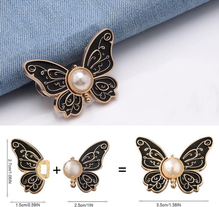 Maliben | Gripfly Clips — Finally Perfect Fit And Stylish Support That Never Lets You Down! (4 Pieces)