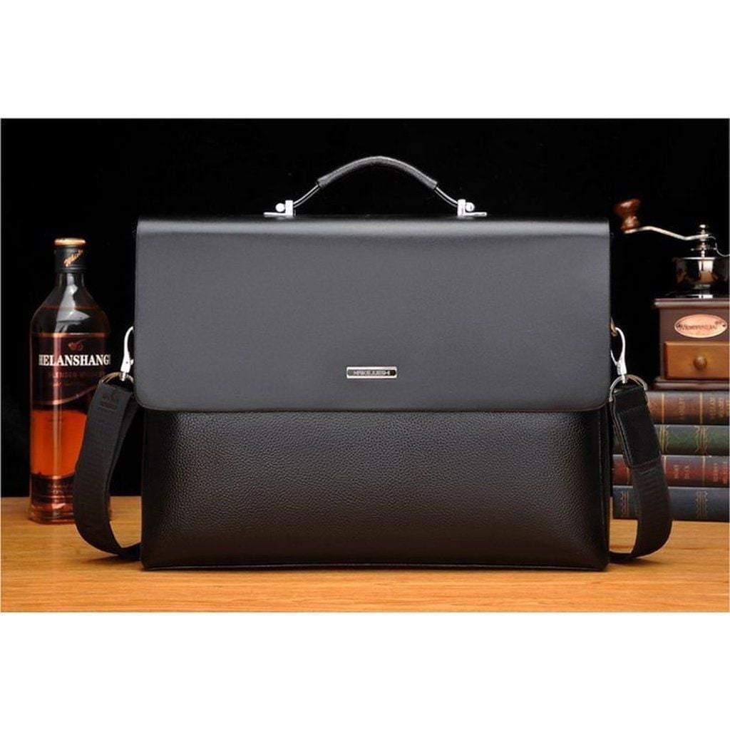 Maliben | New Business Mens Leather Briefcase