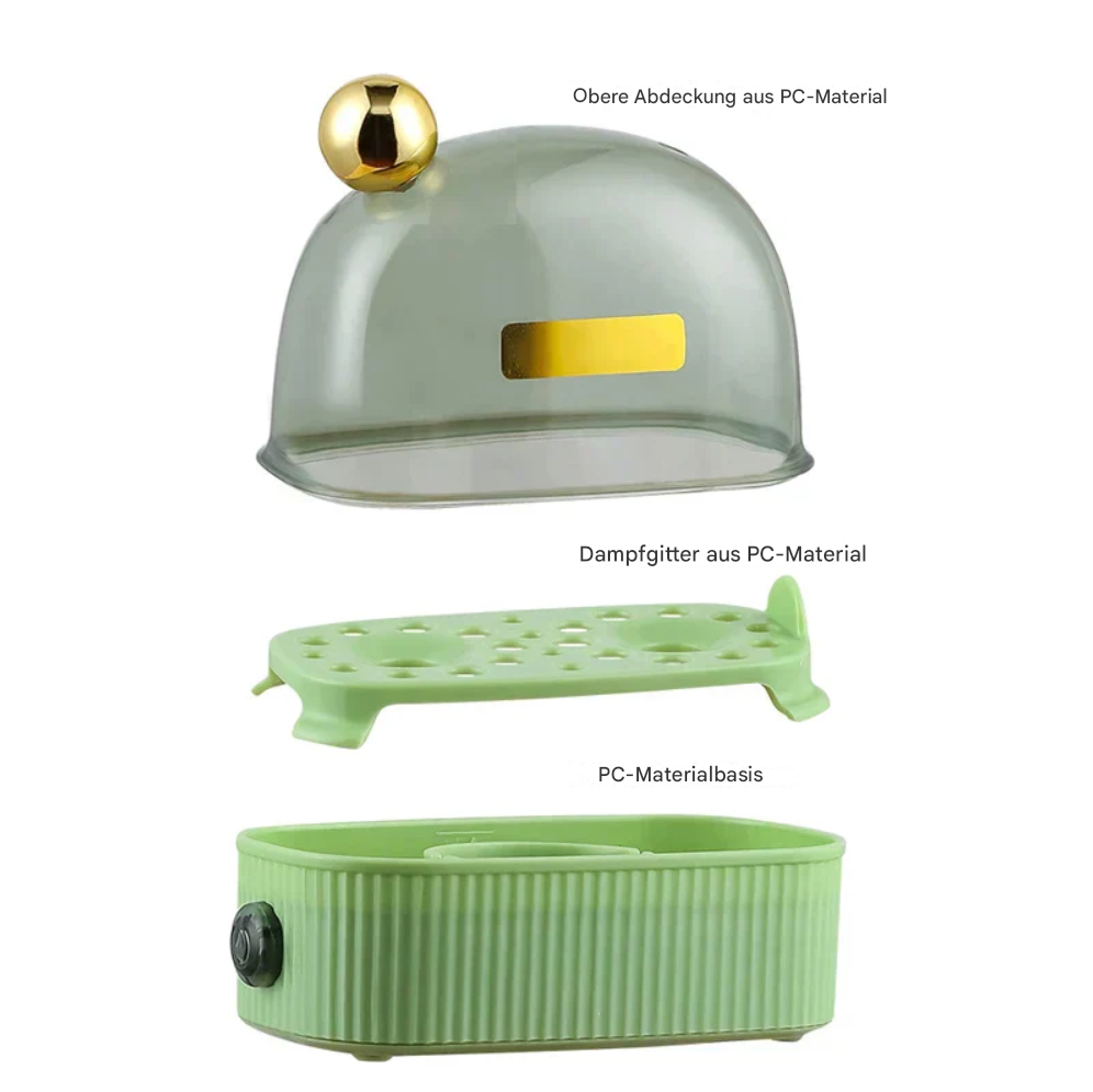 Maliben | Vintage Egg Cooker Boilino Duo | For 2 Eggs | Automatic Shutdown | Compact & Stylish