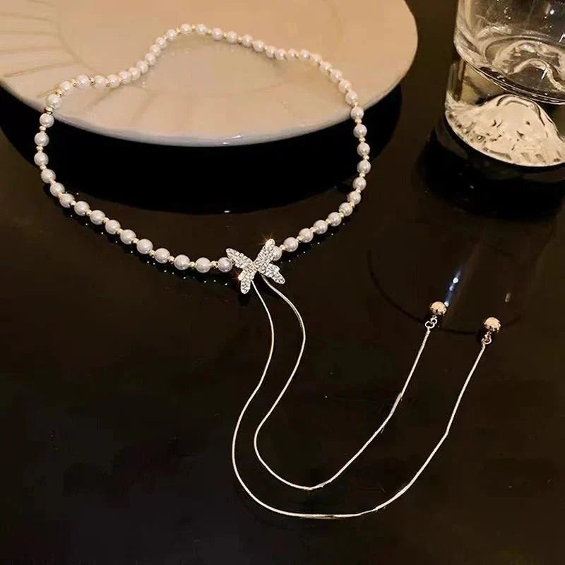 Maliben | Elegant Adjustable Butterfly Necklace