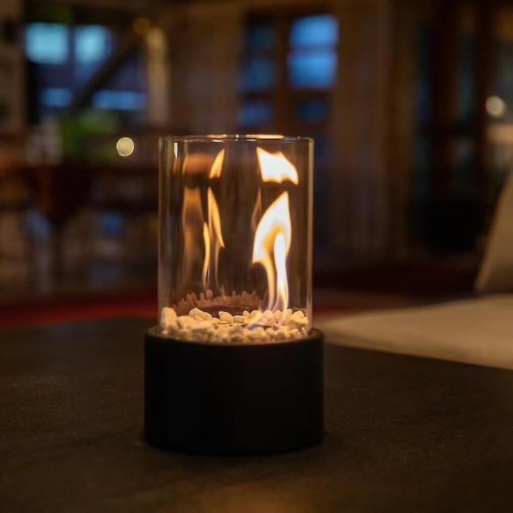 Maliben | Glass Oil Lamp Decorative Tabletop Fireplace