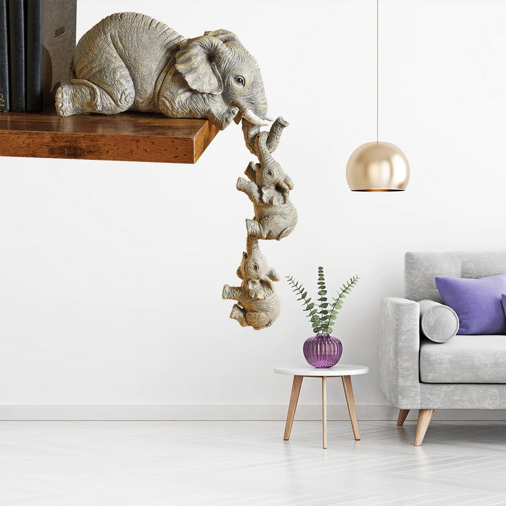 Maliben | Artistic Elephant FigurIne in 3 Parts