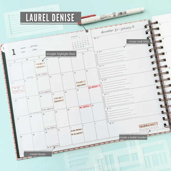 Maliben | Craftmaster Flexiline — Effortlessly Give Your Planner Ultimate Organization And Stylish Clarity!