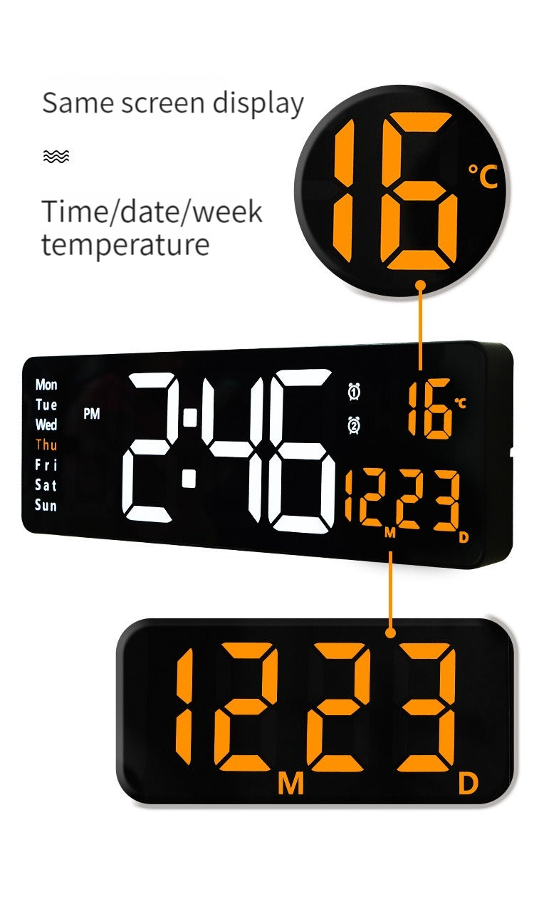 Maliben | Nordic Digital Watch 16 Inch Display