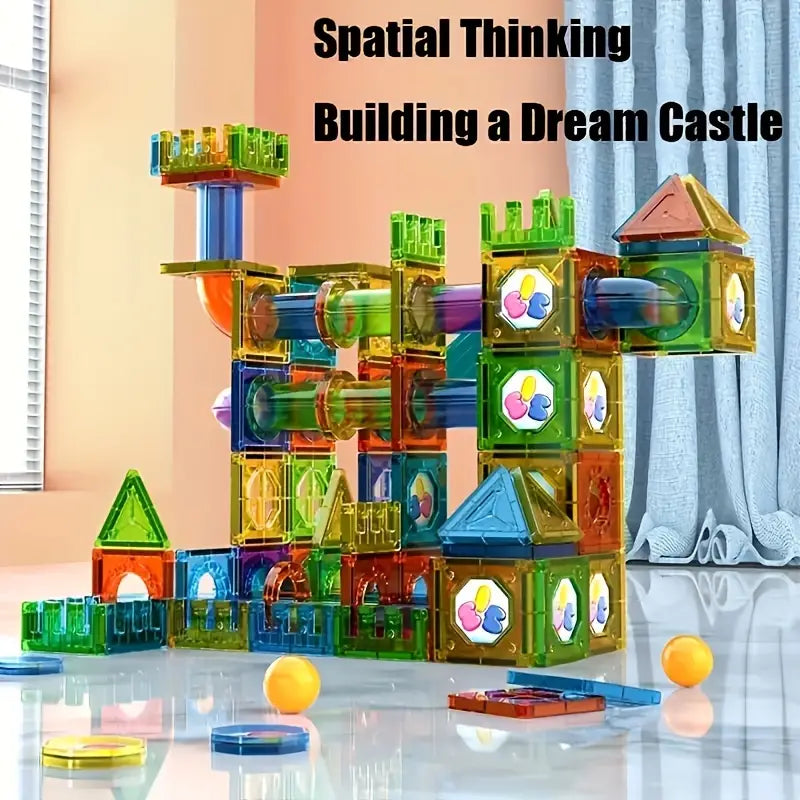 Maliben | Magnetic Building Blocks Set - Create Endless Adventures With 69 Pieces